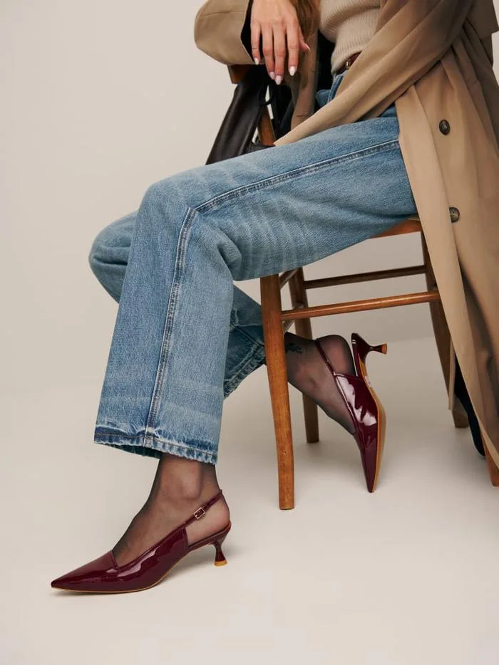 Reformation Walker Slingback Heels