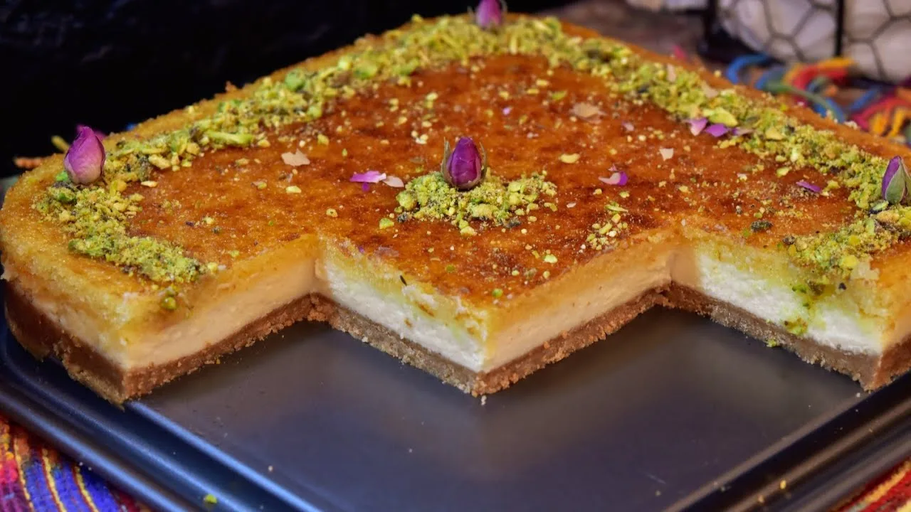 وصفات رمضان 2024: طريقة عمل بسبوسه بالقشطة