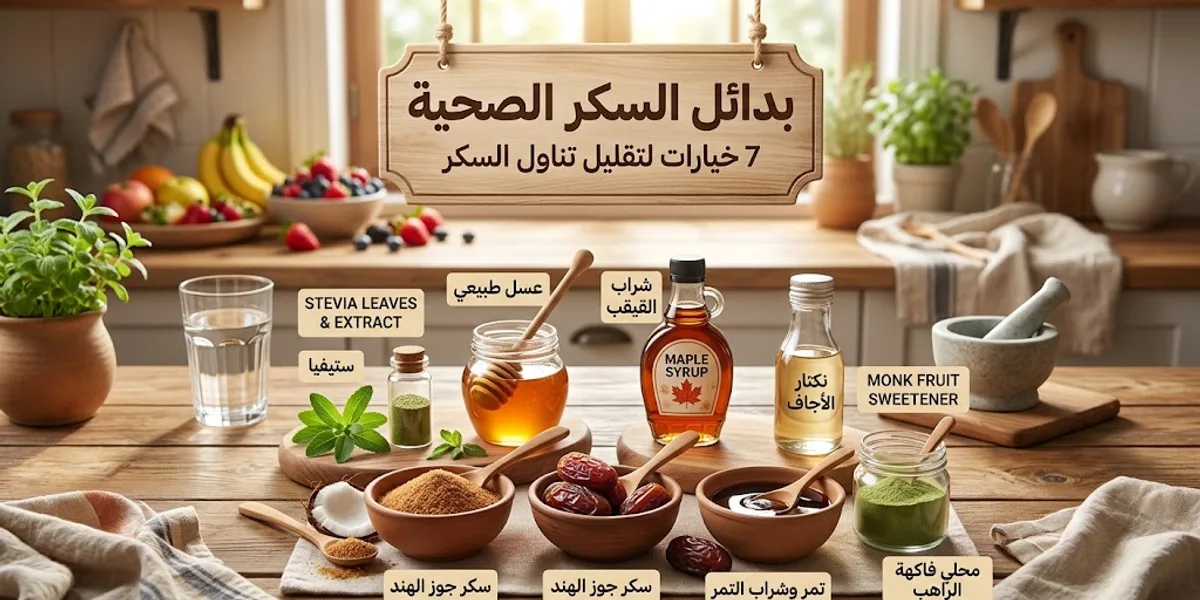 بدائل السكر الصحية.. 7 خيارات لتقليل تناول السكر
